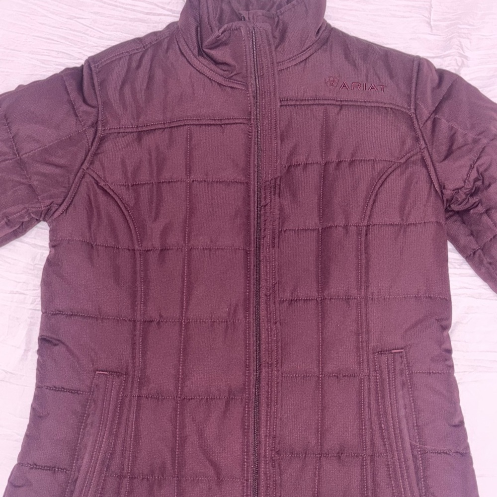 Ariat Quilted Puffer Jacket in Plum